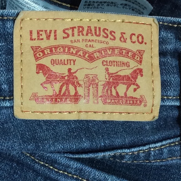 Levis Mid Rise Skinny Jeans Size 28 - Picture 5 of 7